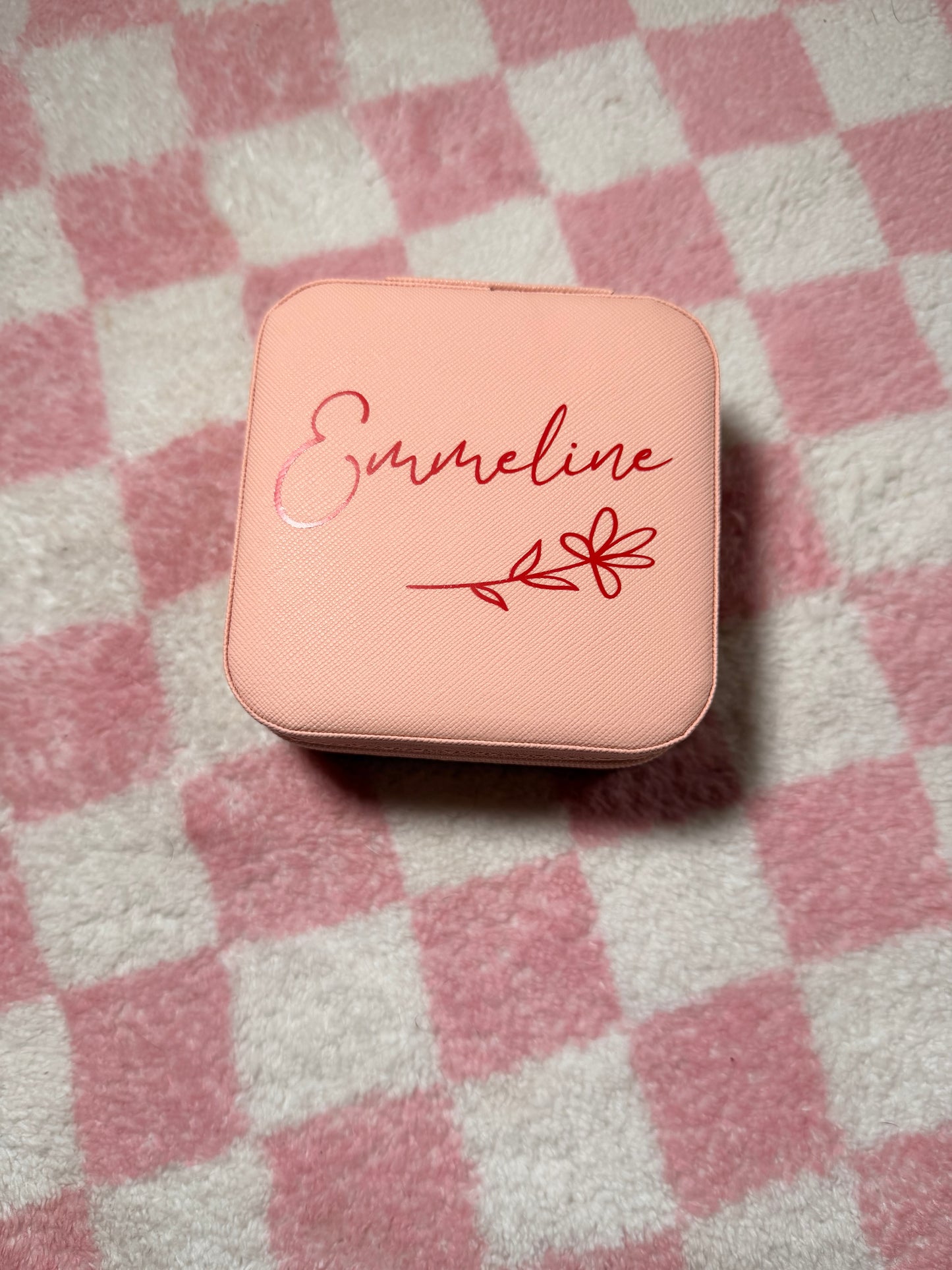 Personalised Name - Mini Jewellery Box/Organiser