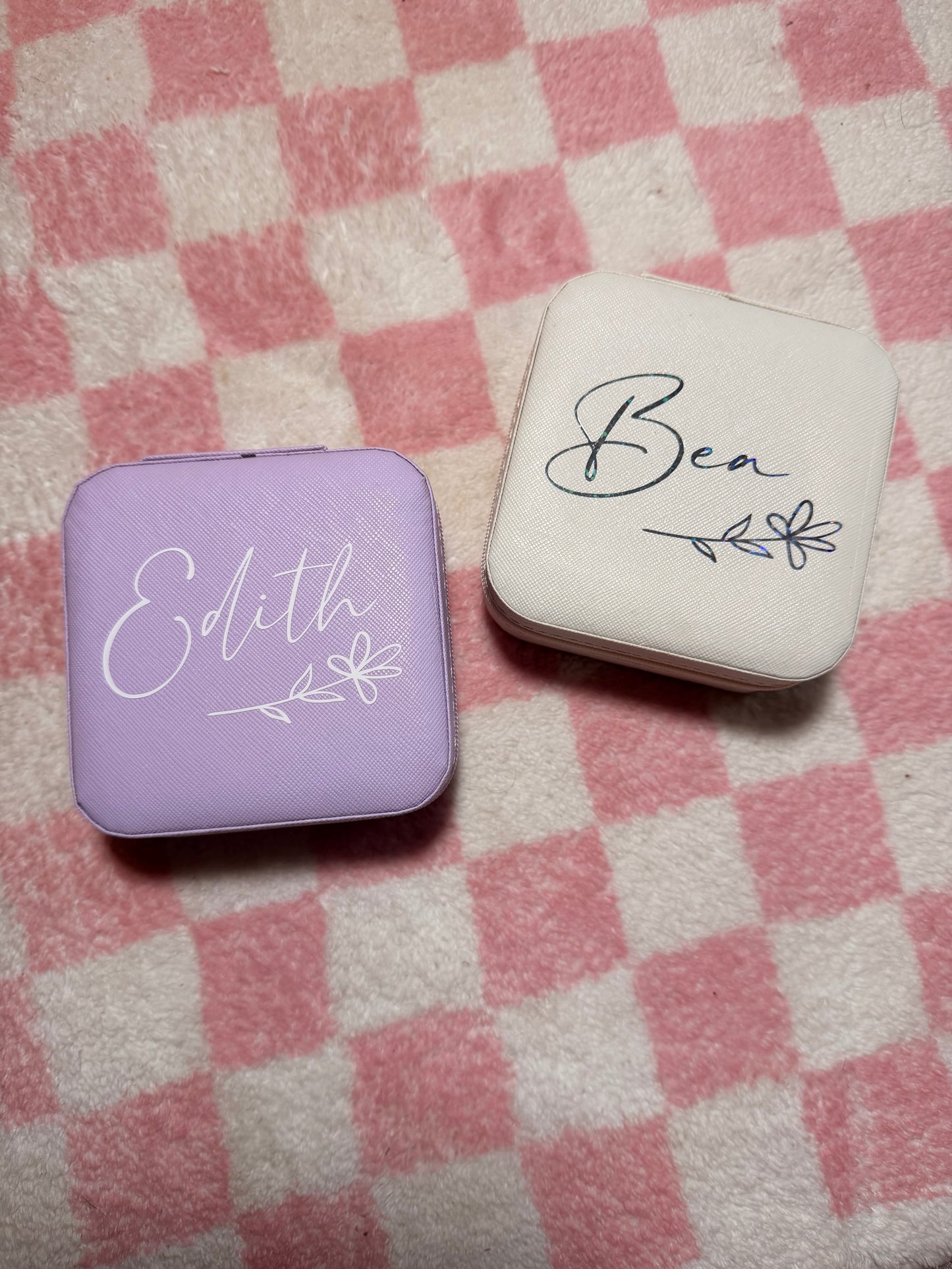 Personalised Name - Mini Jewellery Box/Organiser