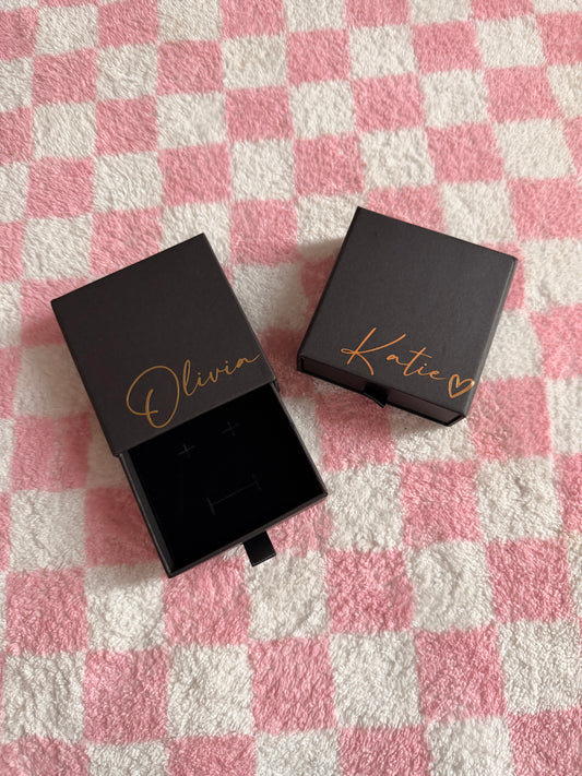 Personalised Jewellery Gift Box - Necklace, Earrings, Ring Holder