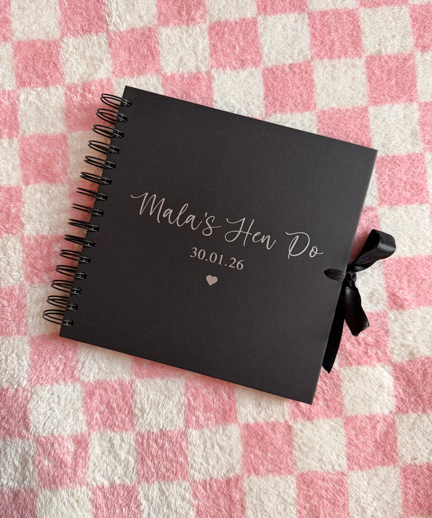 Hen Do - Personalised Name and Date - Scrap Book, Photo Album, Keepsake