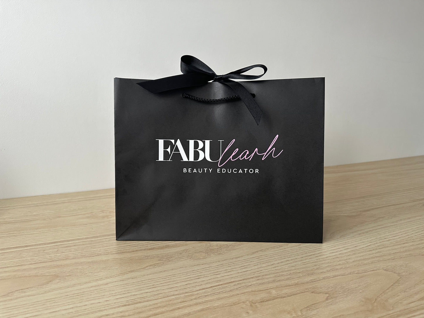 YOUR LOGO - Business Logo  Personalised Custom - Ribbon Tie Rope Gift Bags