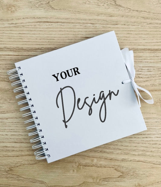 Personalised Your Logo/Design Scrapbook: Vinyl Memory Keepsake Photo Album