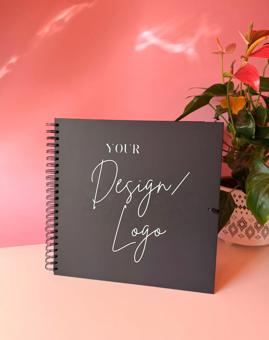 Personalised Your Logo/Design Scrapbook: Vinyl Memory Keepsake Photo Album