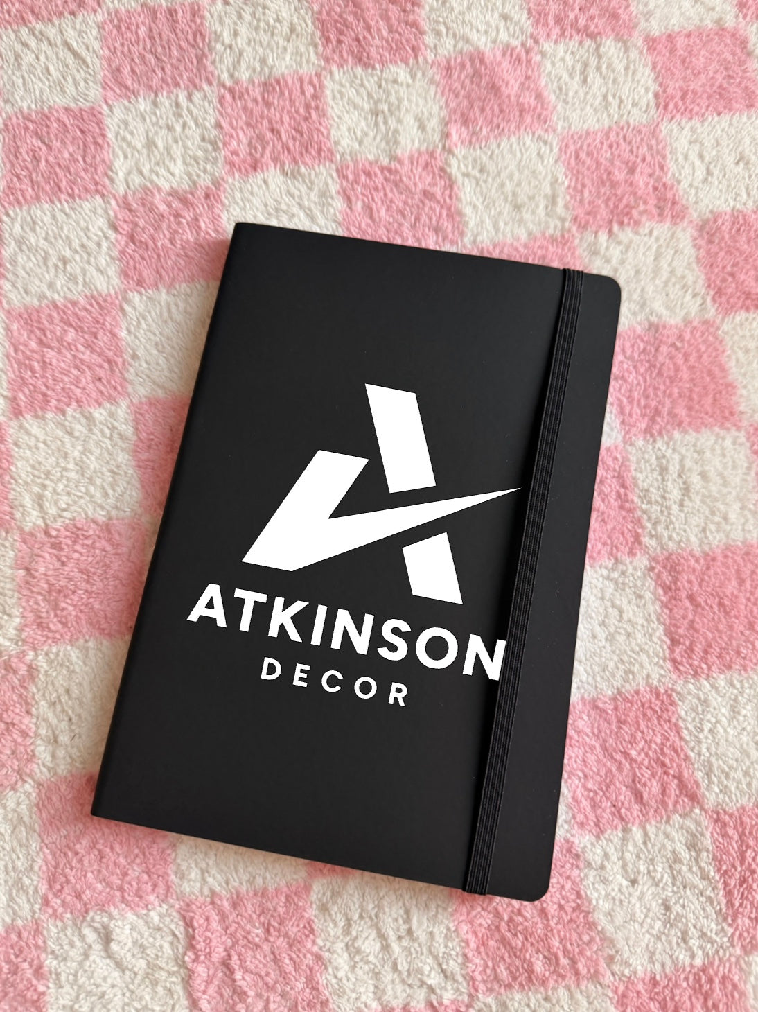 Business Logo Personalised  - A5 Lined Notebook - School, Office, Stationary, Work, Notes, Journal