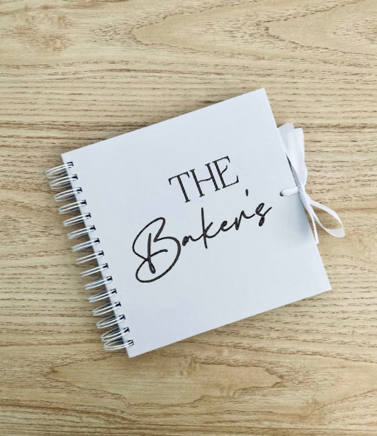 THE Surname - Personalised - Scrap Book, Photo Album, Keepsake