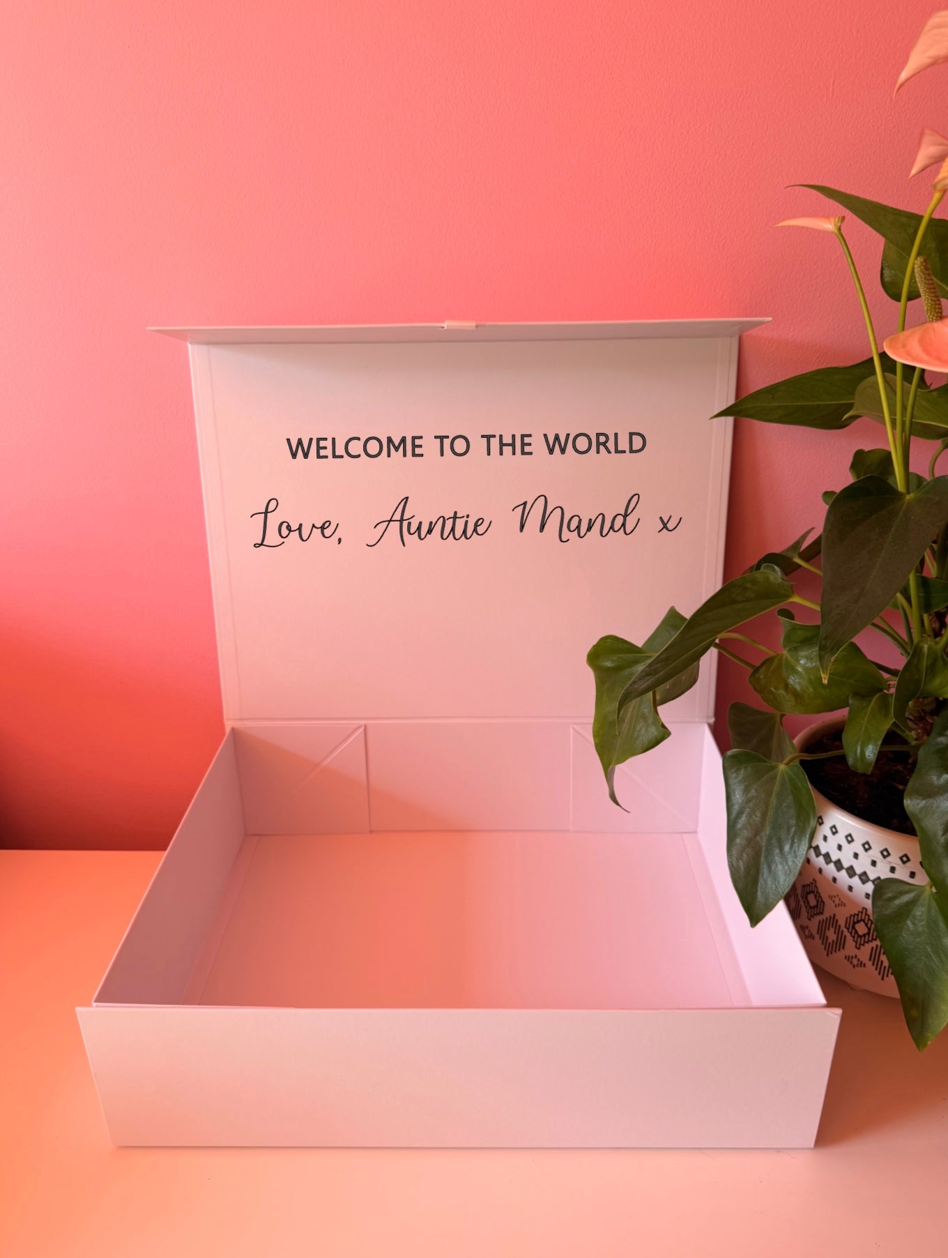 Personalised Baby Magnetic Gift Box - New Mum, Baby Shower, Girl, Boy